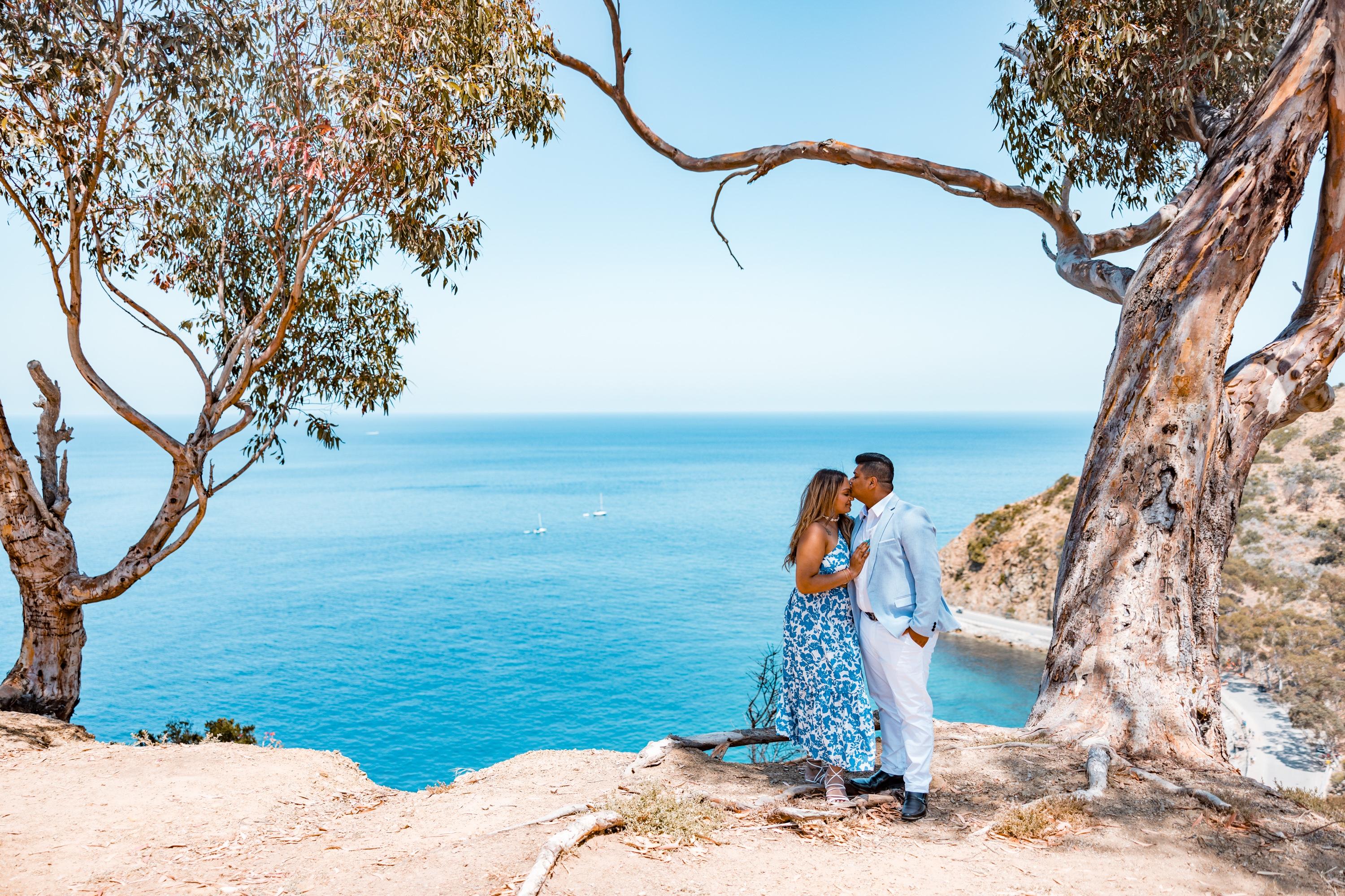 A Surprising Proposal at Catalina Island: The Engagement Story of Javni & Deepesh
