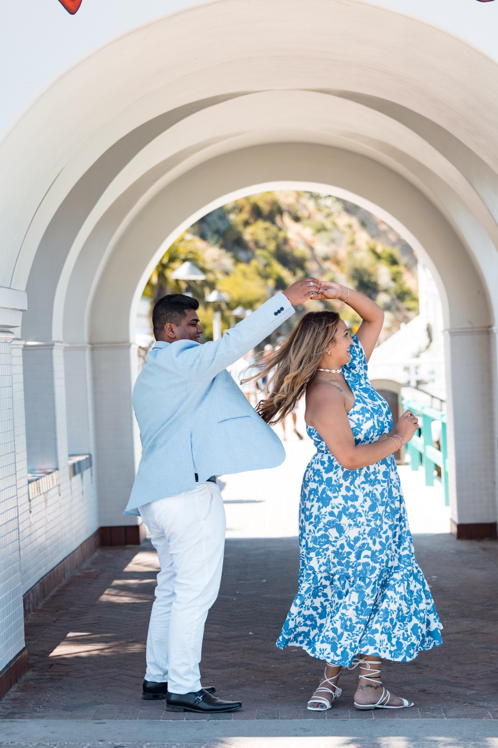 A Surprising Proposal at Catalina Island: The Engagement Story of Javni & Deepesh